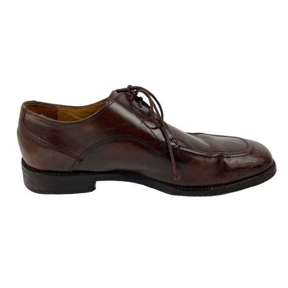 Cole Haan Eaton Apron Toe Lace Up Oxford Dress Shoes Mens 8M Brown C07138